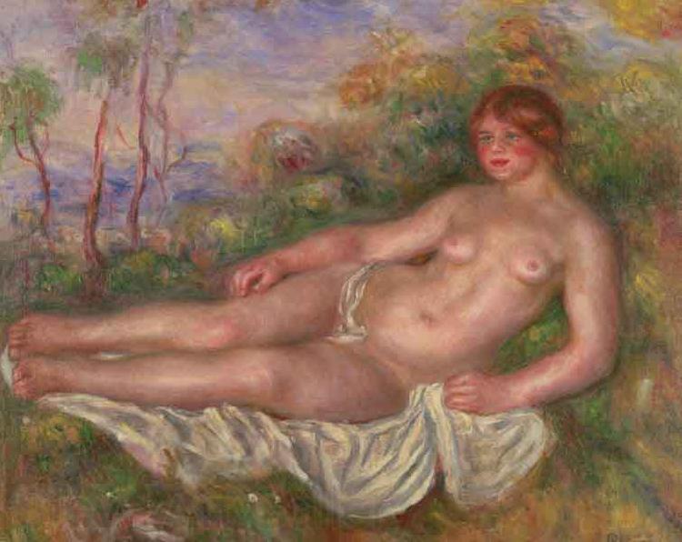 Pierre-Auguste Renoir Renoir Reclining Woman Bather Spain oil painting art